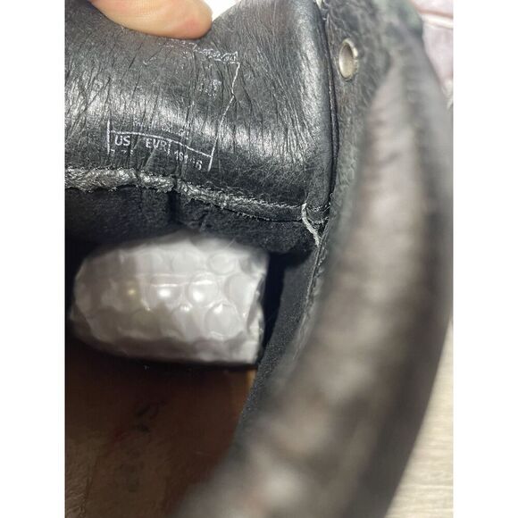 TAOS Footwear Black Leather Lace Up Ankle Combat Boots Women Sz 7.5M US/38EU - Picture 7 of 16